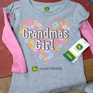 John Deere  Girls  Shirt